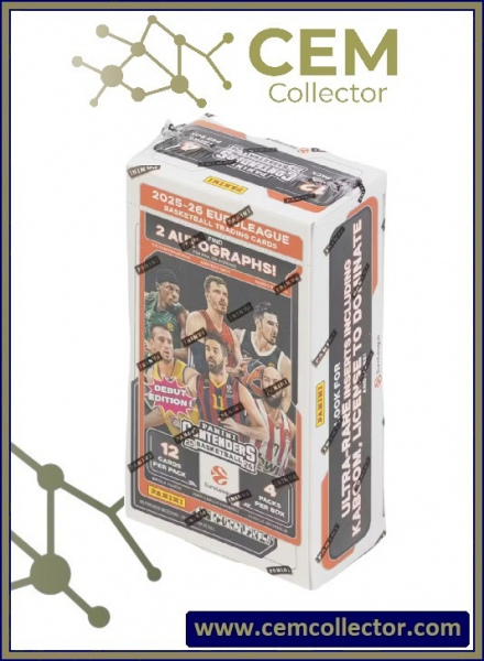 2025/26 Panini Contenders EuroLeague Basketball Hobby Box
