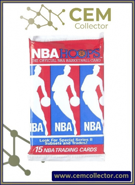 1990-91 Hoops Series 2 Basketball Wax Pack