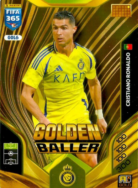 GOL6 - Cristiano Ronaldo - Al-Nassr FC - GOLD / Golden Baller
