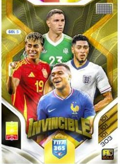 GOL5 - Emiliano Martínez / Lamine Yamal / Jude Bellingham / Kylian Mbappé - GOLD / Invincible