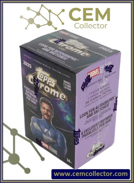 2025 Topps Marvel Studios Chrome Blaster Box