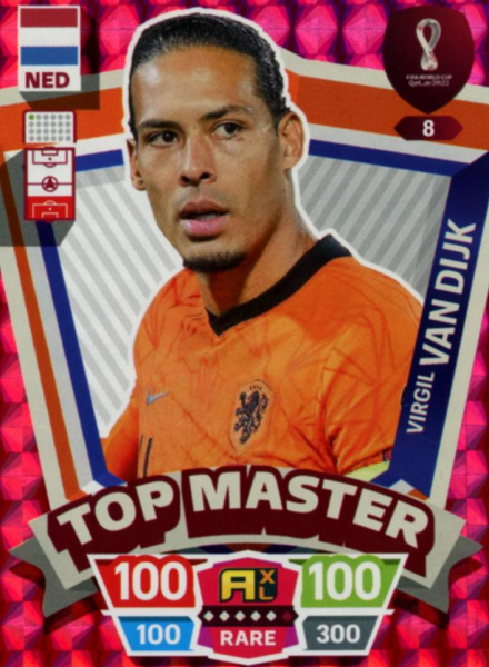 008 - Virgil van Dijk - Netherlands - RARE / Top Master