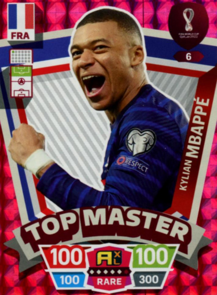 006 - Kylian Mbappé - France - RARE / Top Master