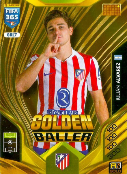 GOL7 - Julián Alvarez - Atlético de Madrid - GOLD / Golden Baller