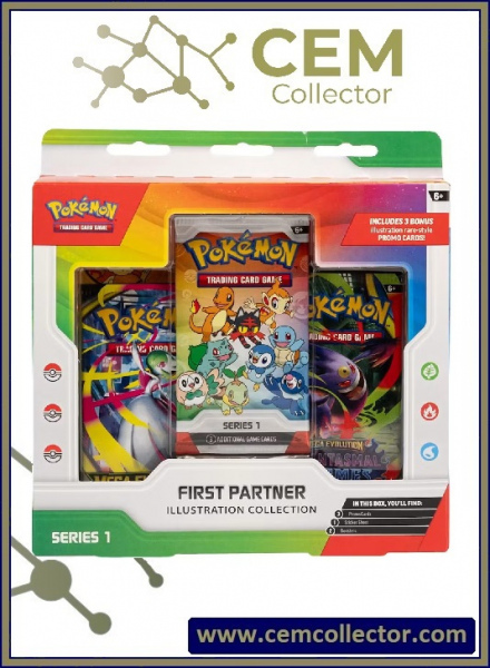 Pokemon First Partner Illustration Collection Series 1 Box