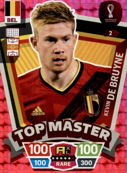 002 - Kevin De Bruyne - Belgium - RARE / Top Master