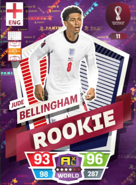 011 - Jude Bellingham - England - WORLD / Rookie