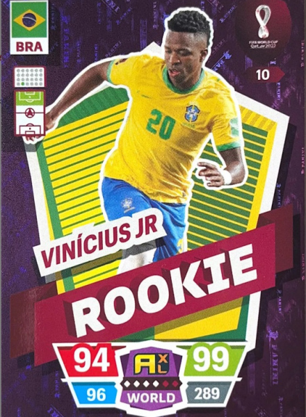 010 - Vinícius Jr - Brazil - WORLD / Rookie