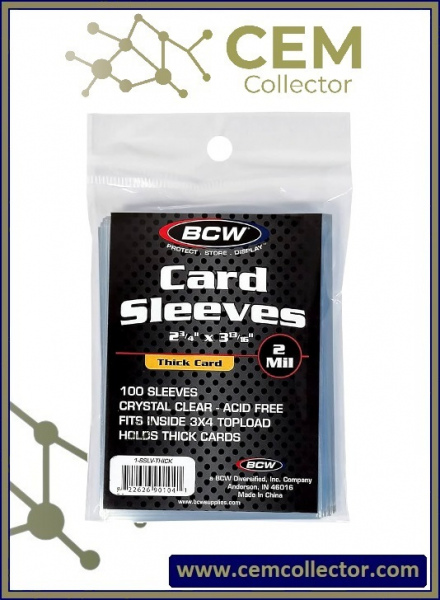 BCW Thick Card Sleeves