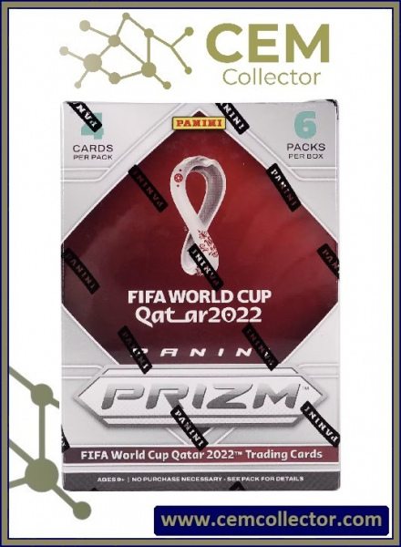 2022 Panini Prizm FIFA World Cup Soccer 6-Pack Blaster Box