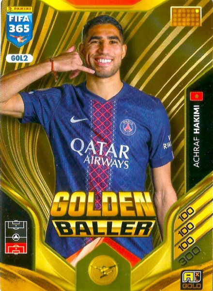 GOL2 - Achraf Hakimi - Paris Saint-Germain - GOLD / Golden Baller